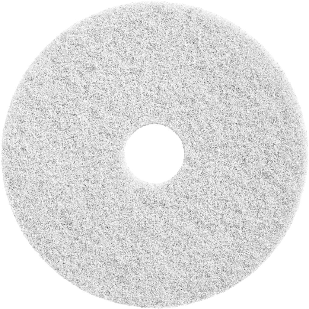 Twister Pad - White 2pc - 17" / 43 cm - White - Diamond floor pad for use with scrubber driers and rotary machines
