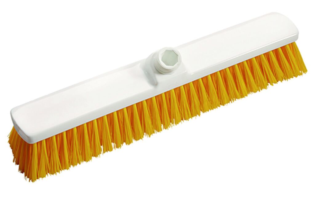 Broom Medium 1szt. - 40 cm - Żółty - DI szczotka do zamiatania włosie żółte średnio miękkie 40 cm 1 szt.