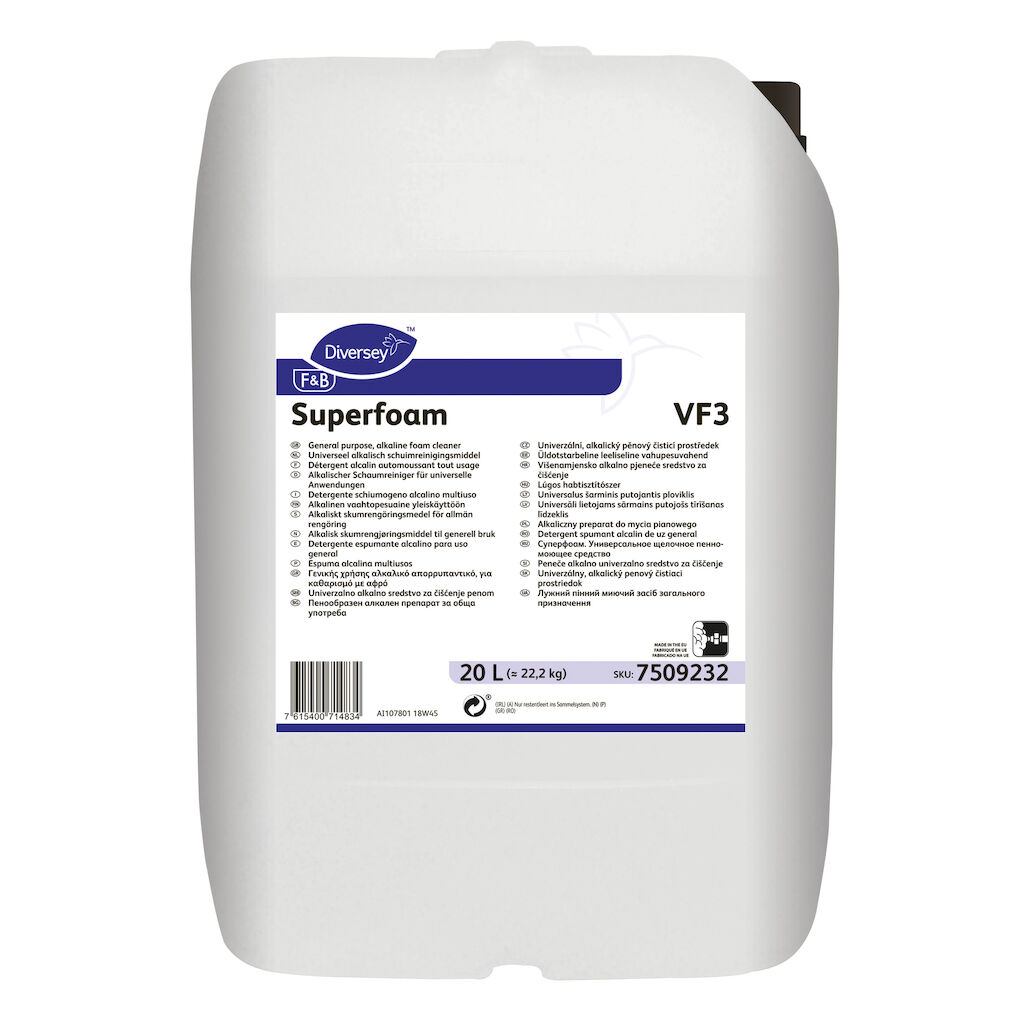 Superfoam VF3 20L - General purpose, alkaline foam cleaner