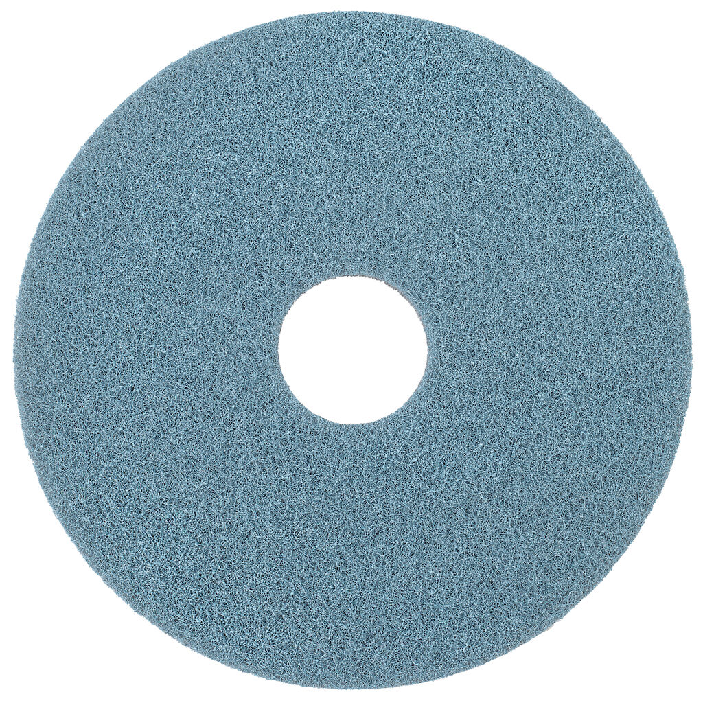 Twister Pad - Blue 1x2pc - 14" / 36 cm - Blue - Diamond floor pad for use with scrubber driers and rotary machines