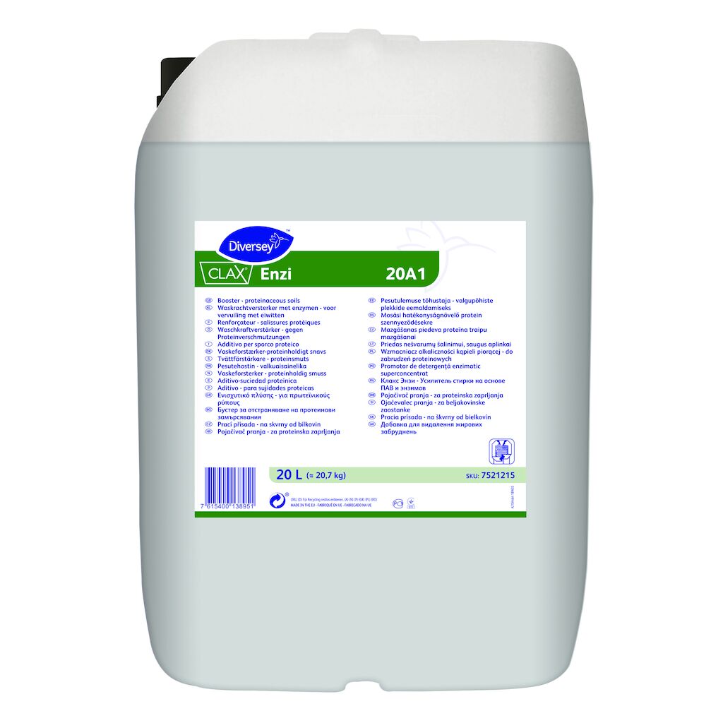 Clax Enzi 20A1 20L - wzmacniacz alkaliczności kąpieli piorącej - do zabrudzeń proteinowych