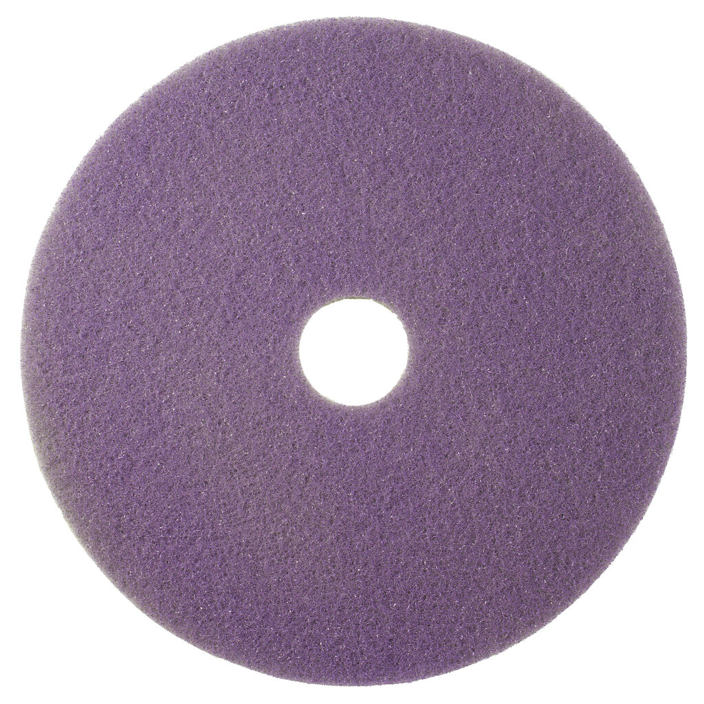 Twister Pad - Purple 1x2pc - 20" / 51 cm - Purple - Diamond floor pad for use with scrubber driers and rotary machines