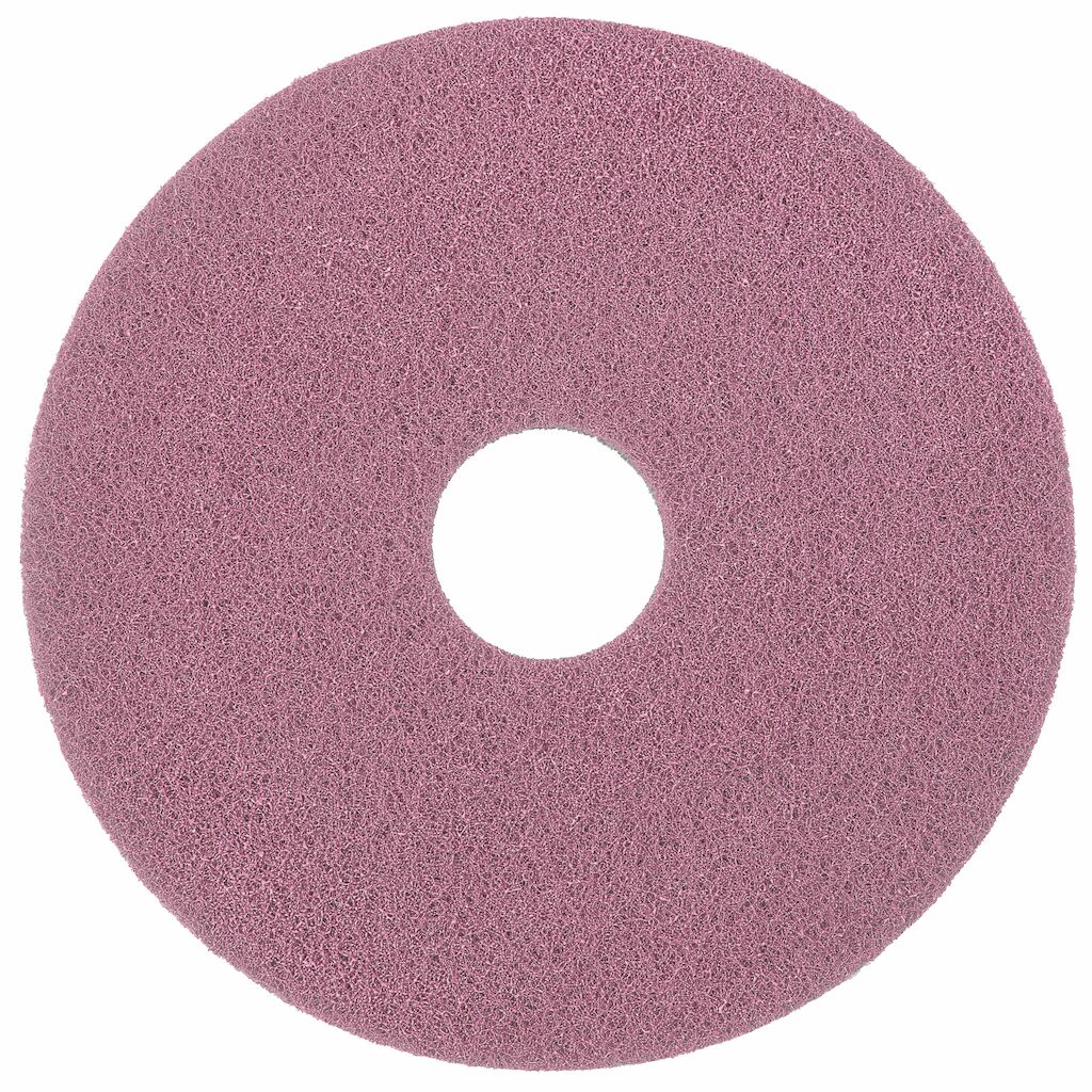 Twister HT Pad - Pink 1x2pc - 14" / 36 cm - Pink - Diamond floor pad for use with scrubber driers and rotary machines