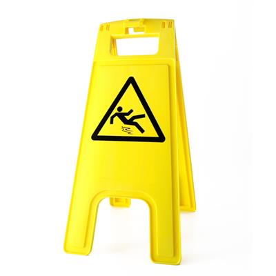 TASKI Safety Sign 1pc - Yellow - Yellow safety sign